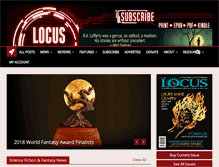 Tablet Screenshot of locusmag.com